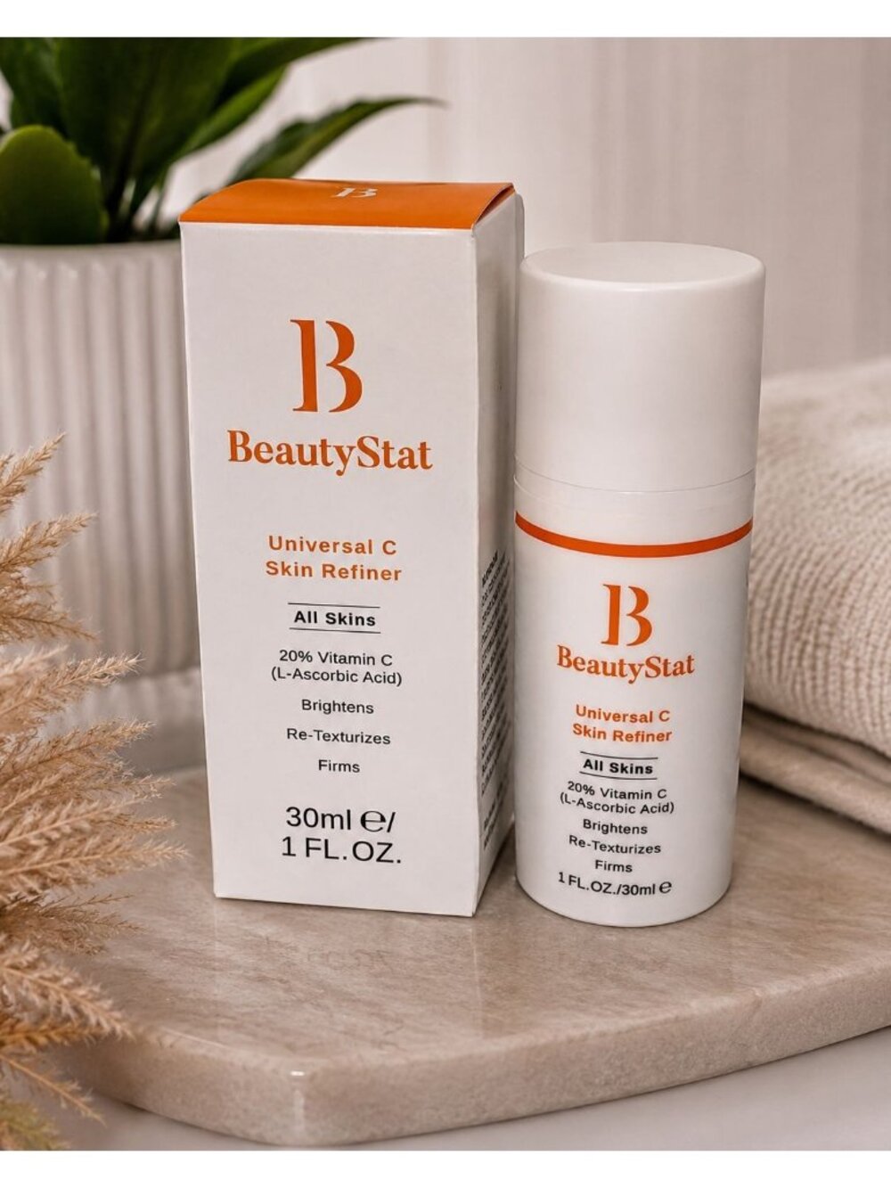 BeautyStat Universal C Skin Refiner 30ml 1oz Vitamin C Serum NIB All Skin Types